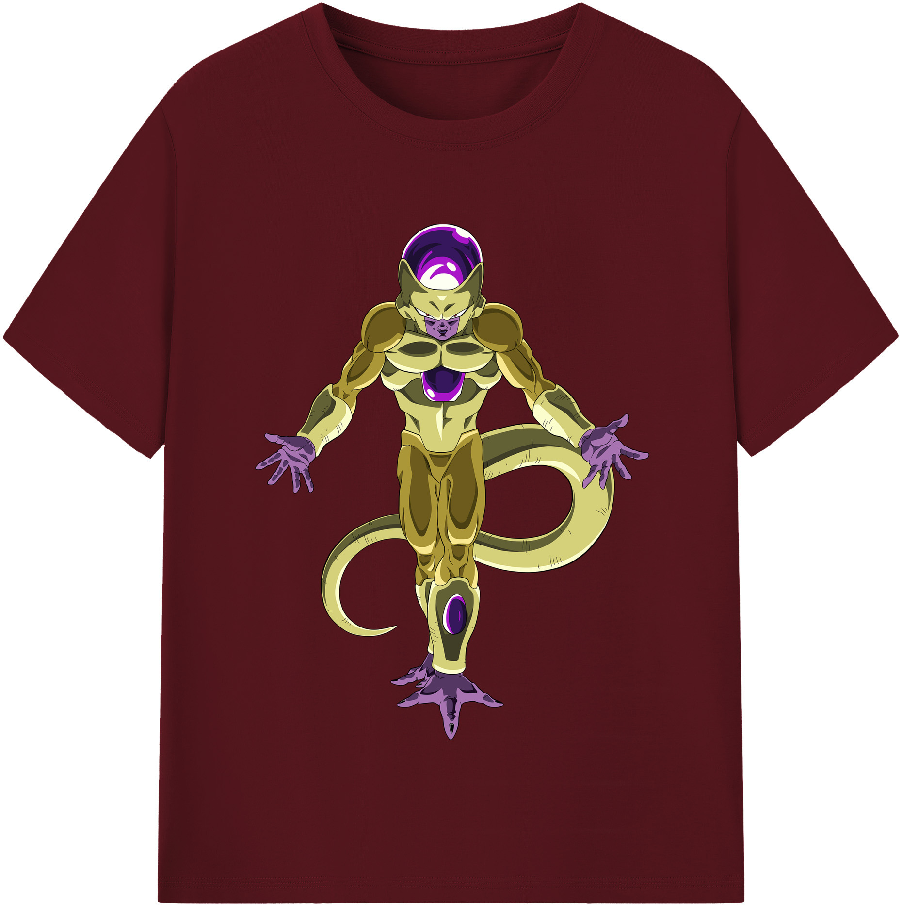 （画像用） ドラゴンボール フリーザ DRAGON BALL Frieza 綿100％半袖Tシャツ（フロントプリント）